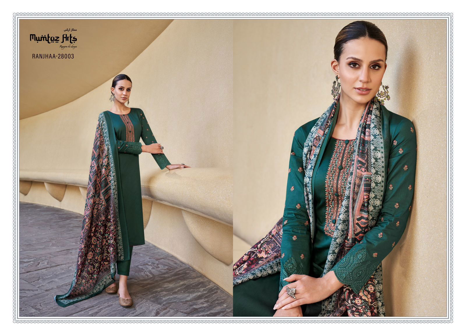 Ranjhaa By Mumtaz Designer Dress Material Catalog